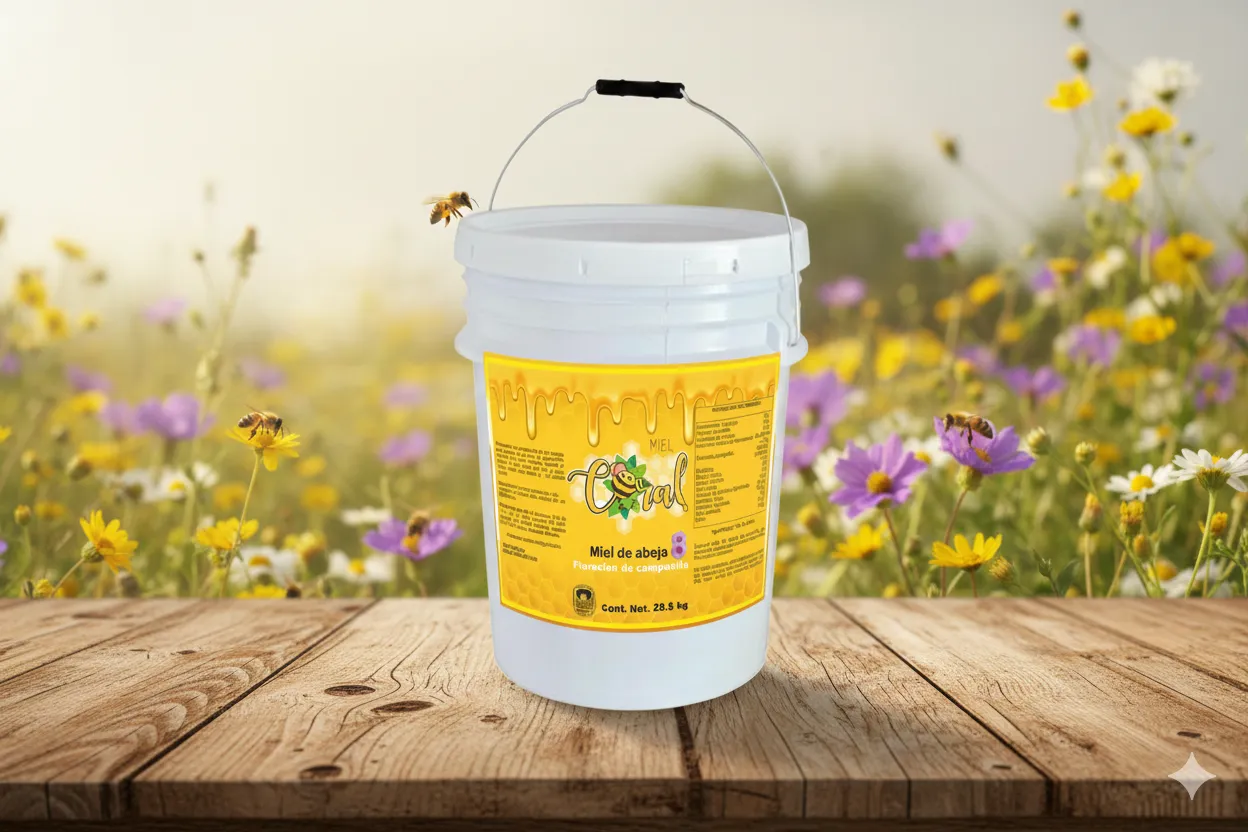 Miel de abeja en Cubeta de 28.5 kg